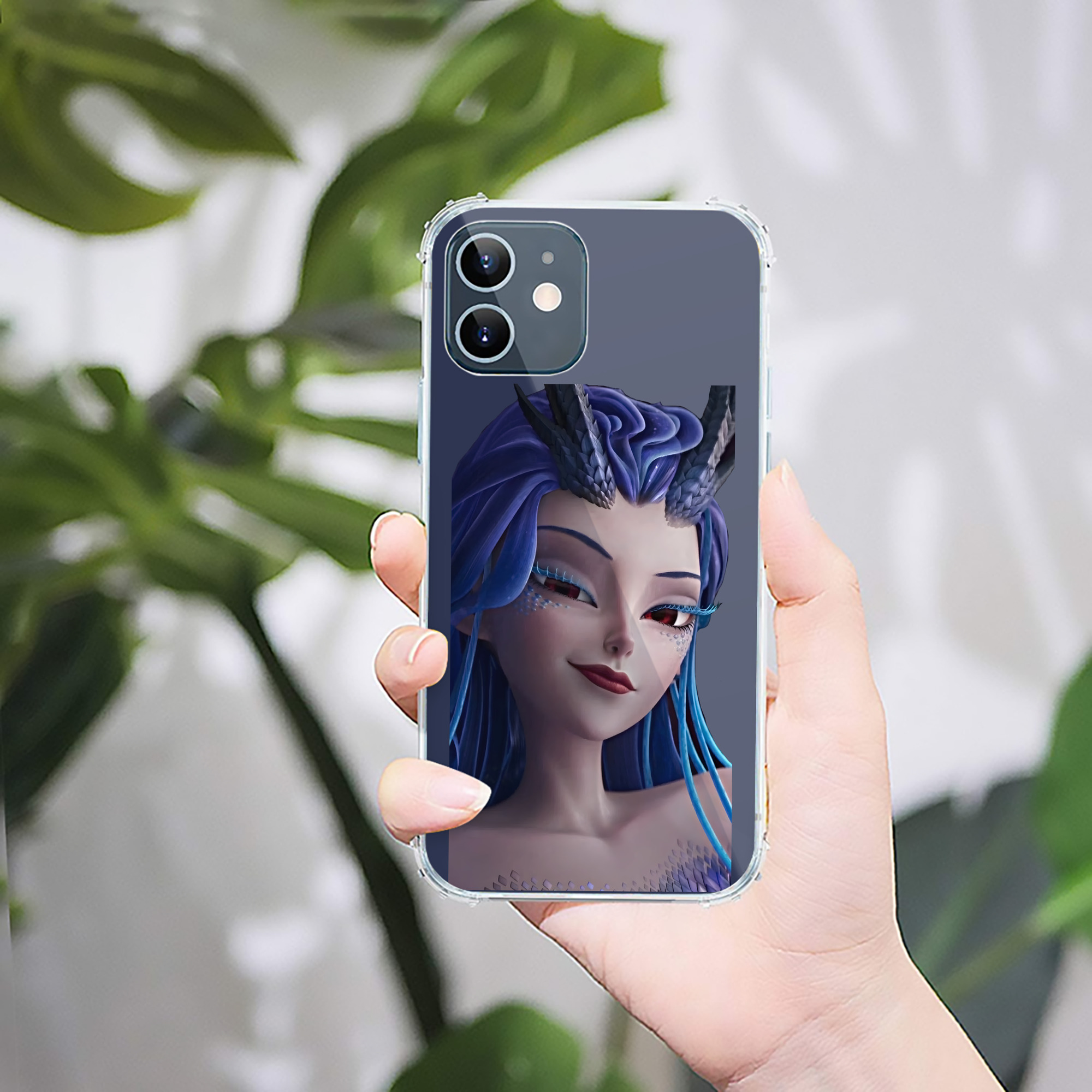 （画像用） Ne Zha 2 ナタ 魔童の大暴れ 【iPhone 12シリーズ対応】透明スマホケース（クリアソフトケース）